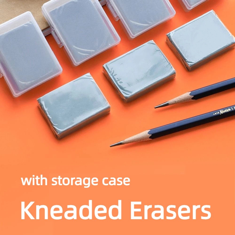 Rubber Eraser Kneaded - Borradores de bocetos suaves para corrección,