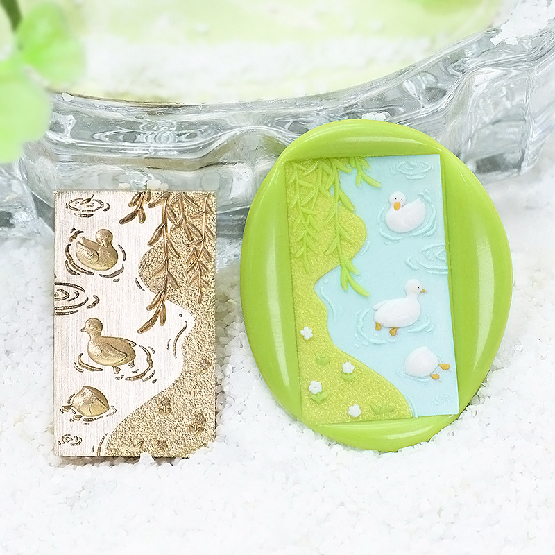 Wax Seal Stamp Kit - Sello de cera de pato pequeño,