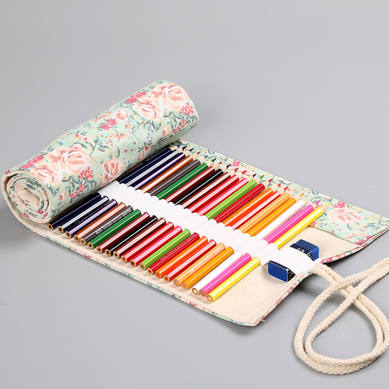 Estuche enrollable de lona Flo - Stationery Warehouse reseña y precio