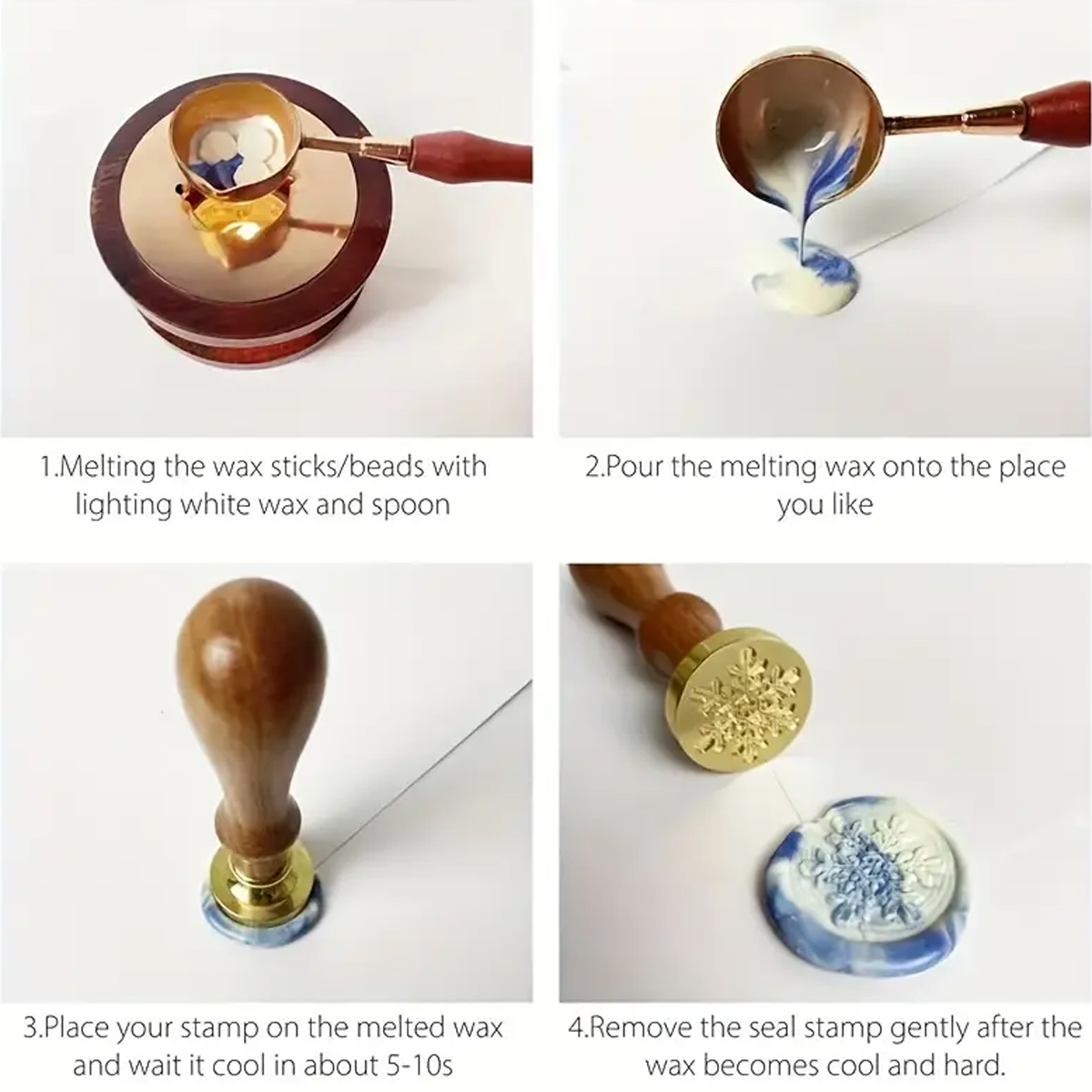 100 unid/bolsa Kit de cuentas  - Wax Seal Stamp Kit reseña y precio
