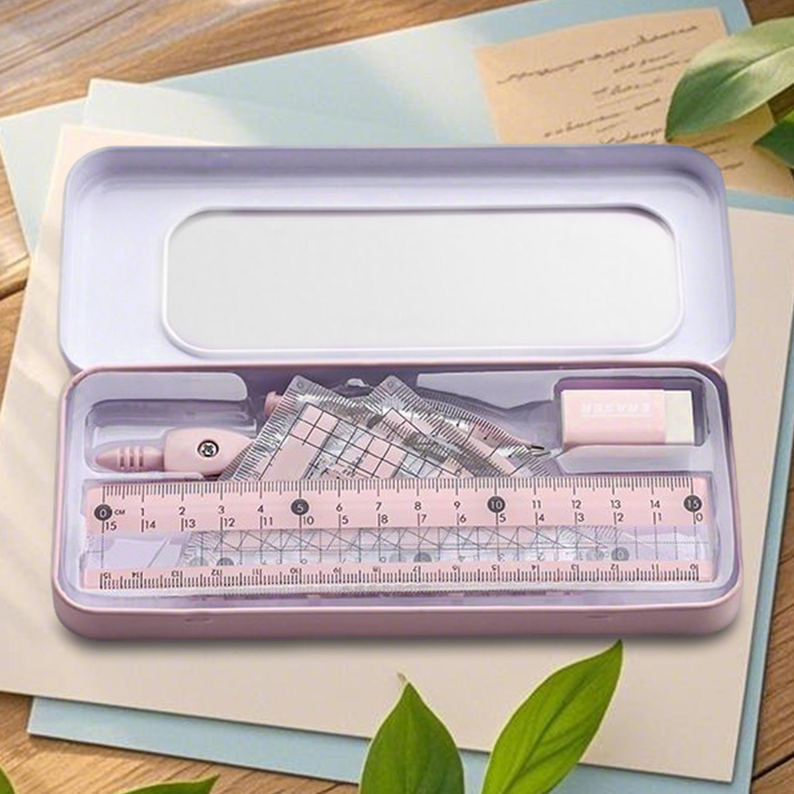 Juego de geometría para estudi - Compass Geometry Set reseña y precio