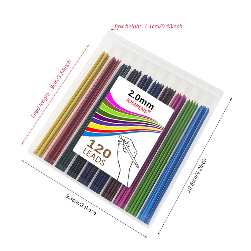 120 Piezas de Recambios de Láp - Mechanical Pencil Lead reseña y precio