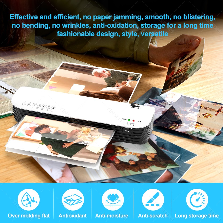 Máquina laminadora en frío y c - Document Laminator Pouch reseña y precio