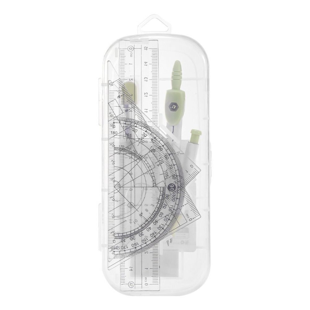 8 unids/set regla de plástico  - Compass Geometry Set reseña y precio