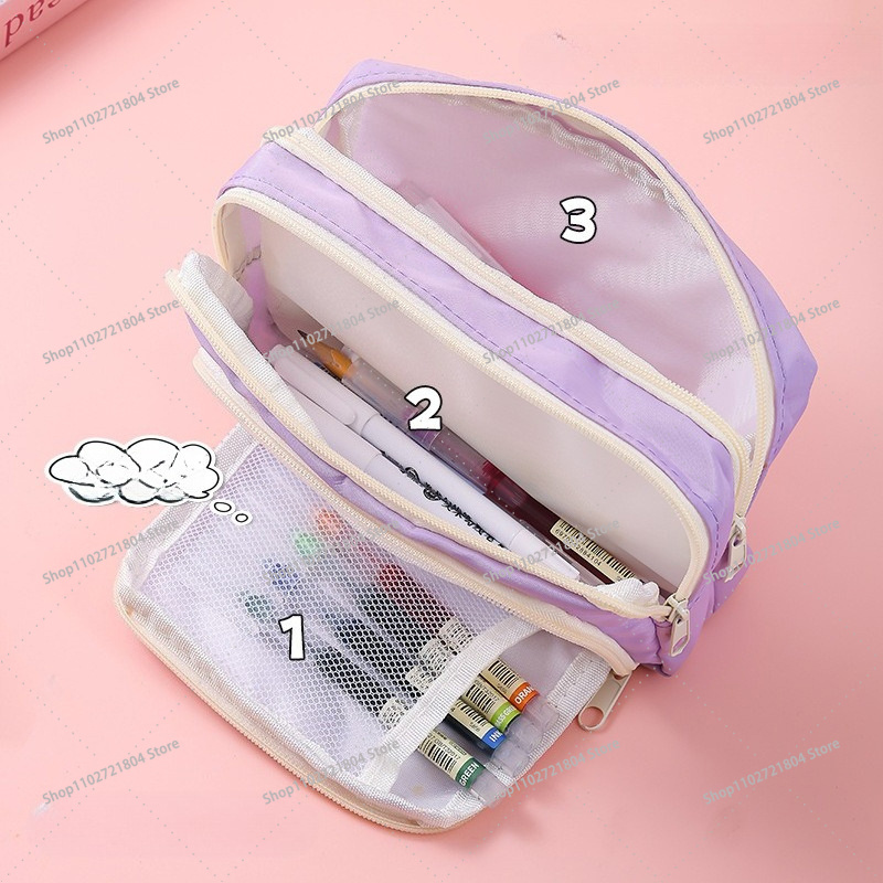 Estuche de Lona de Gran Capaci - Stationery Supplier reseña y precio