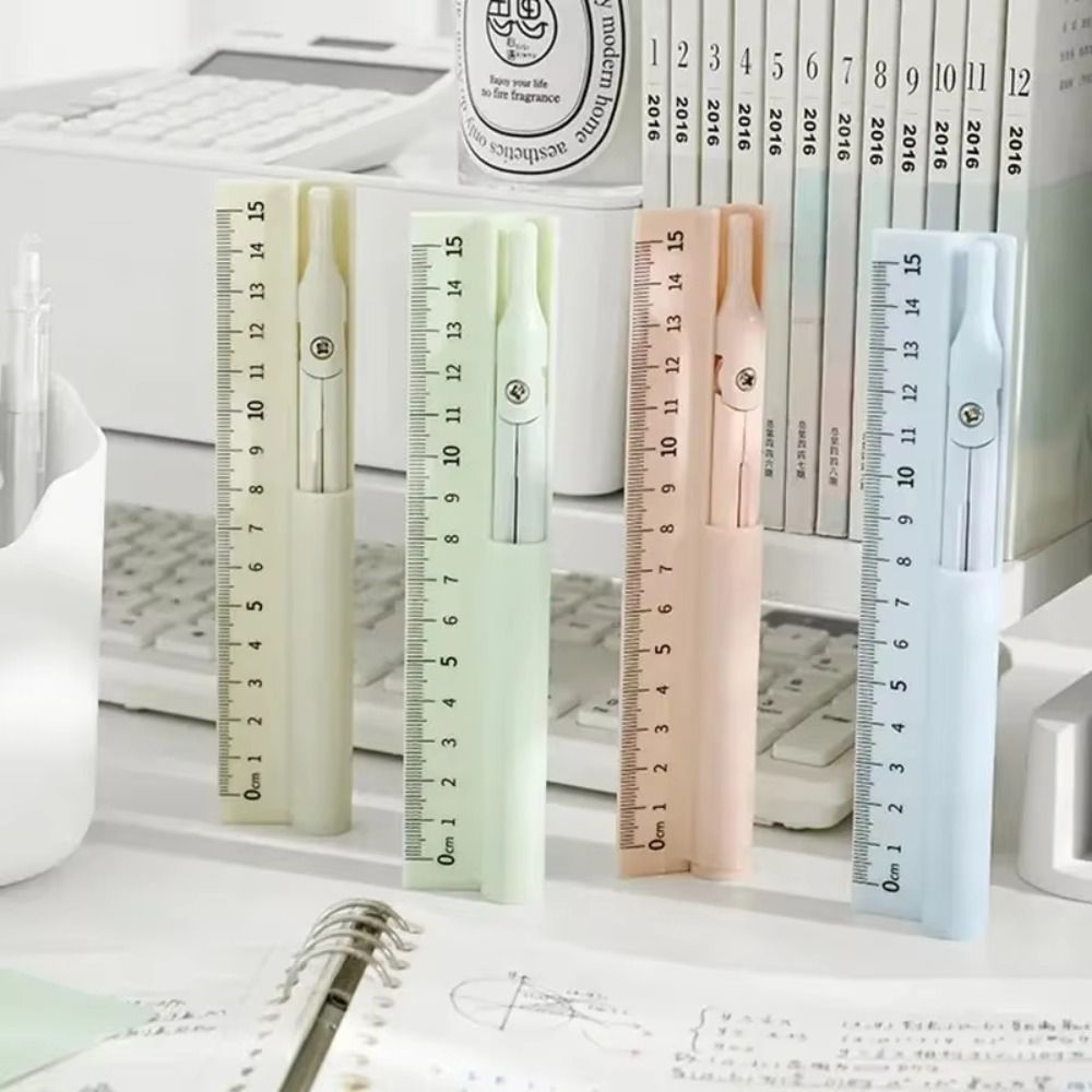 Compás 3 en 1, bolígrafo, regl - Compass Geometry Set reseña y precio