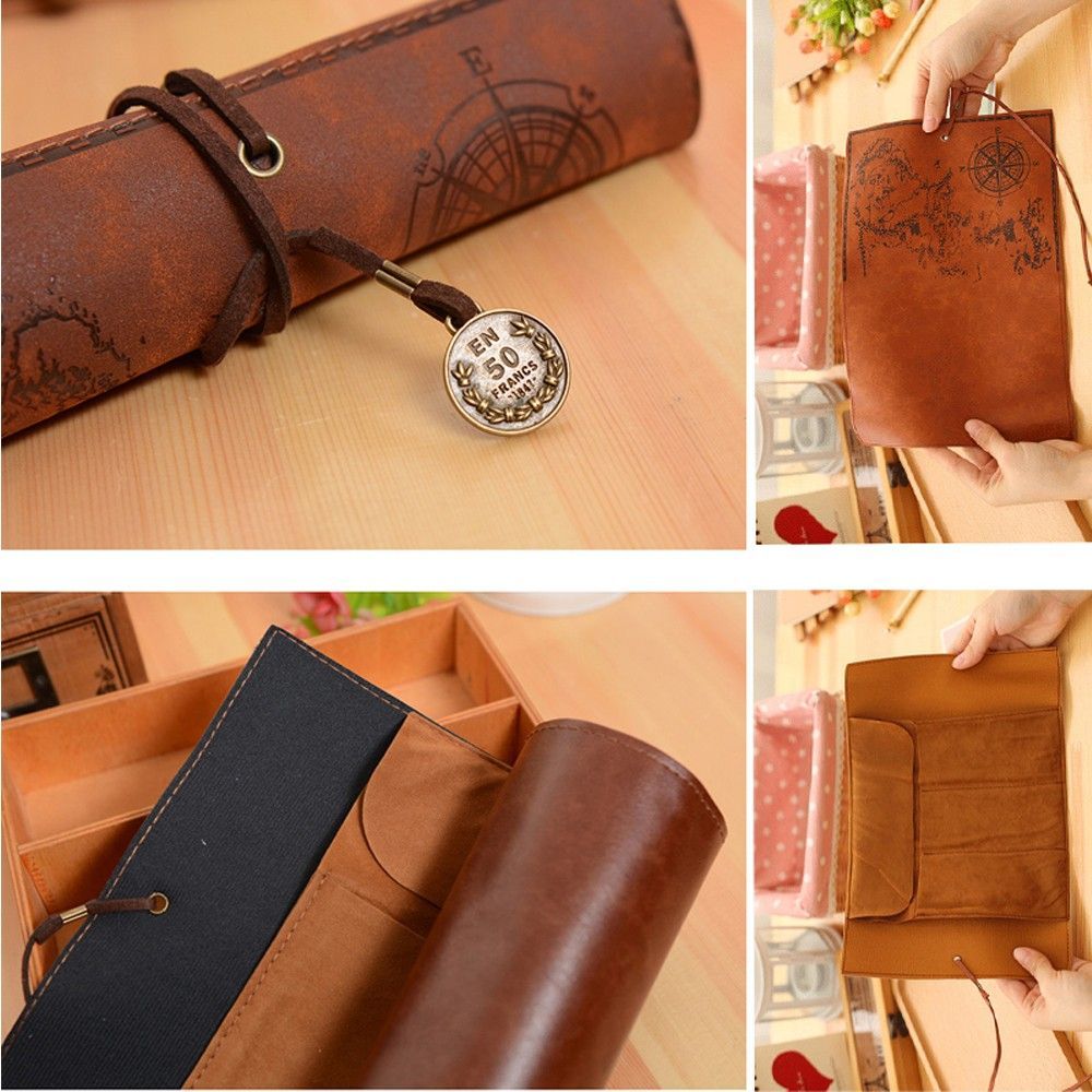 Estuche de Lujo Retro Único co - Pen Pouch Roll reseña y precio