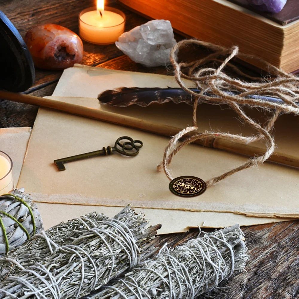 Sello de cera de fase lunar, s - Wax Seal Stamp Kit reseña y precio