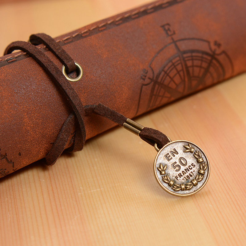 Estuches de lápices con mapa d - Pen Pouch Roll reseña y precio