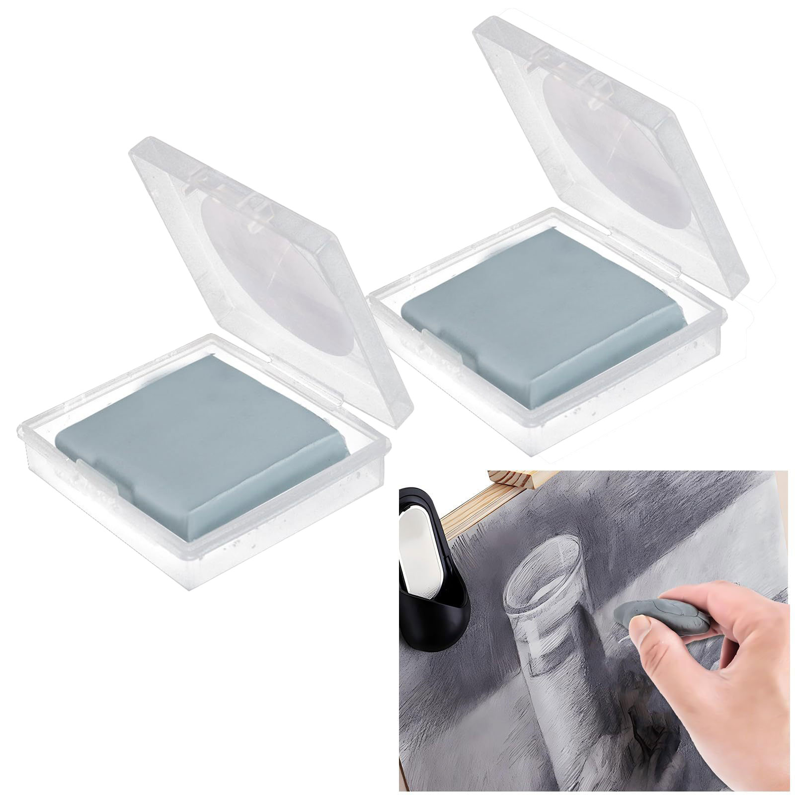 2 Borradores Amasables para Ar - Rubber Eraser Kneaded reseña y precio