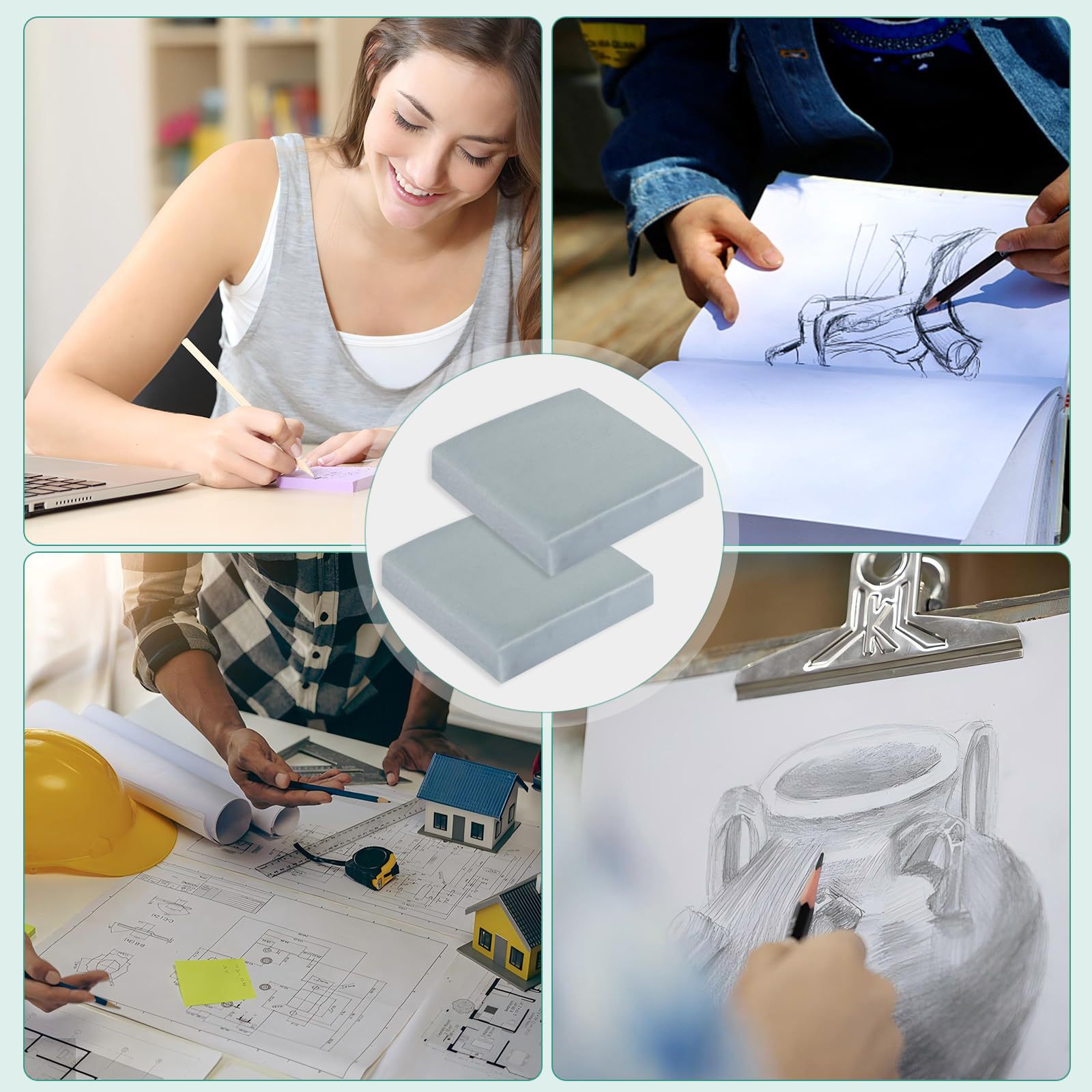 2 Borradores Amasables para Ar - Rubber Eraser Kneaded reseña y precio